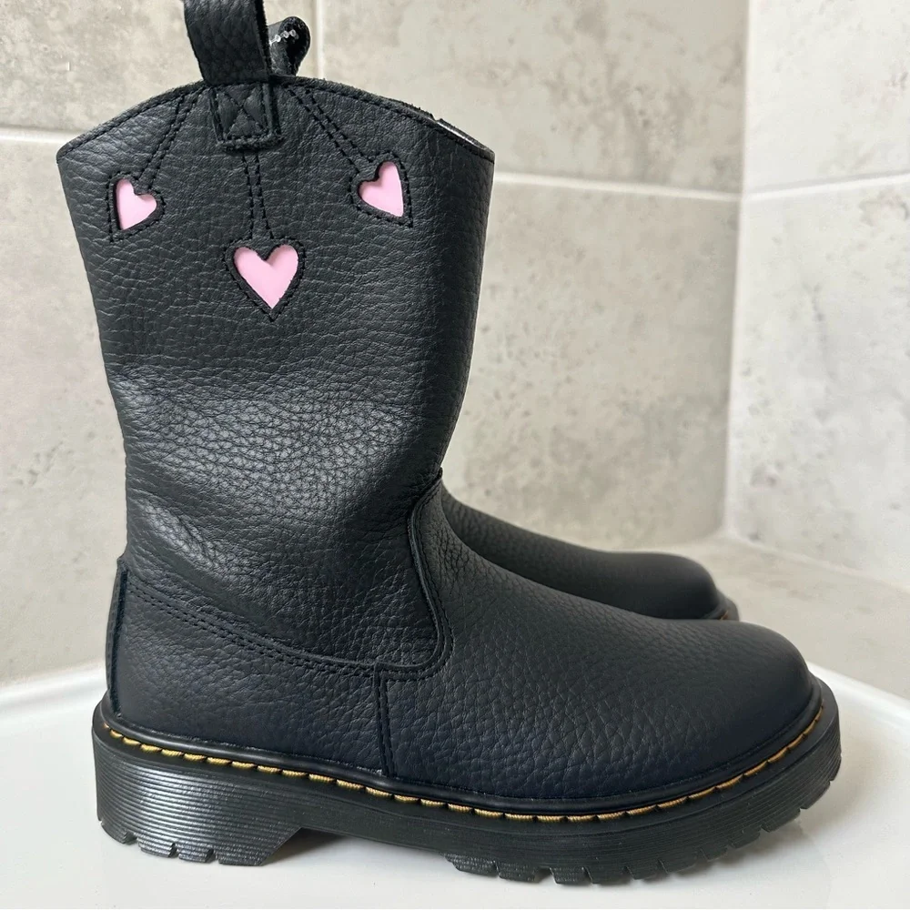 Dr. Martens Pink Interior Boots